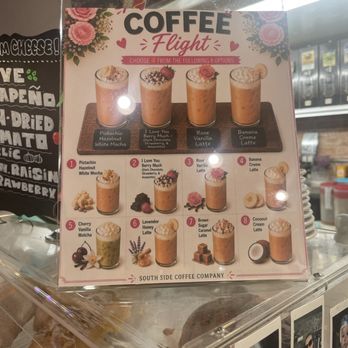 South Side Coffee - Coffee flight menu - Coffee & Tea Near Me - Lompoc, California
