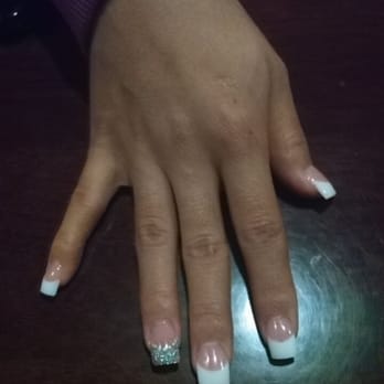 Classy Nails & Spa - Clear Tips w/ white gel - Nail Salons Near Me - Jackson, California