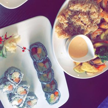 Sakura - Sahara has some of the freshest sushi around along with killer hibachi fried rice, vegetables, chicken & shrimp. It's a must! - Japanese Near Me - Newburgh, Indiana