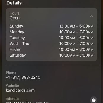 K & L Cards - Hours - Cards & Stationery Near Me - Greenwood, Indiana K & L Cards - Hours - Cards & Stationery Near Me - Greenwood, Indiana