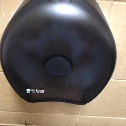 Pizza Hut - No paper at all in the men's room. No one seemed to care when notified.