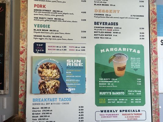 Menu photo 5 Rusty Taco Albuquerque, NM