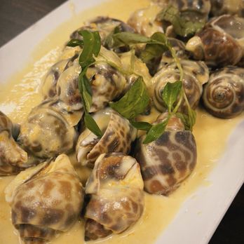 Bun & Oc Everett - Grilled Snails with salty Eggs - Vietnamese Near Me - Everett, Washington