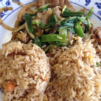 Dragon Land - Mongolian beef with fried rice. - Chinese Near Me - Columbus, Ohio