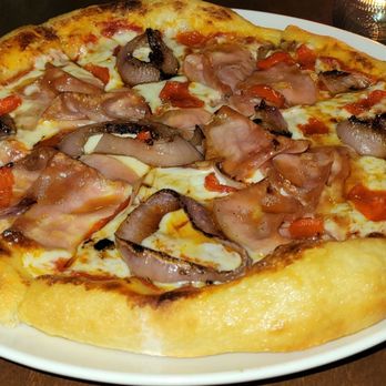 The Majestic - Crispy mortadella pizza - a standout, with crispy texture and a drizzle of hot honey that brought a perfect sweet-and-spicy balance - Supper Clubs Near Me - Los Angeles, California