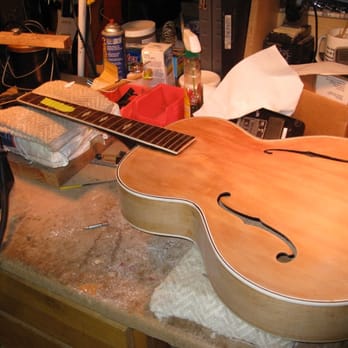 Asken Guitars - 1935 Epiphone Triumph in need of full restoration, including neck reset, new top, neck, and headstock binding, and paint. - Guitar Stores Near Me - Los Angeles, California