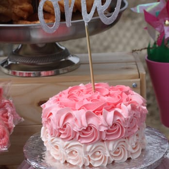 Simply Sweet Cakery - rose ombre cake smash - Bakeries Near Me - Costa Mesa, California