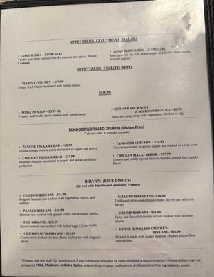 Menu photo 2 BB’s Indian Kitchen Fort Wayne, IN