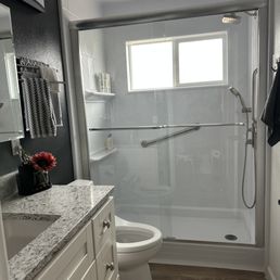 New shower