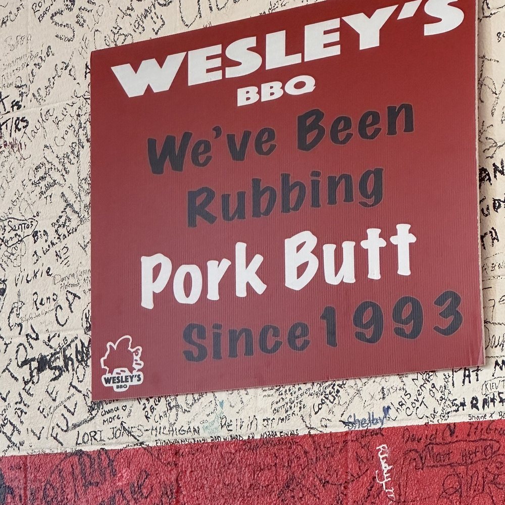 a sign on the wall a sign on the wall