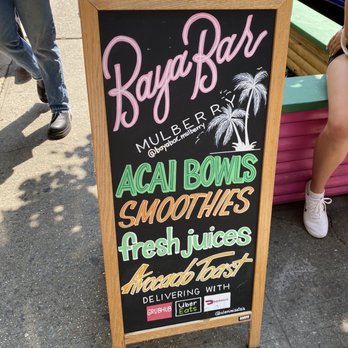 Baya Bar - Acai & Smoothie Shop - Juice Bars & Smoothies Near Me - New York, New York