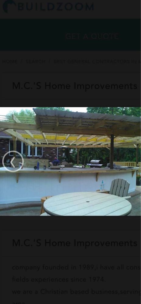 Slide of M.C.’s Home Repairs n Improvements