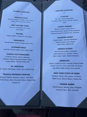 Menu photo 3 Bevy Honolulu, HI