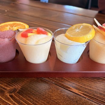 Weed Orchards and Winery - Frosé flight - Wineries Near Me - Marlboro, New York Weed Orchards and Winery - Frosé flight - Wineries Near Me - Marlboro, New York