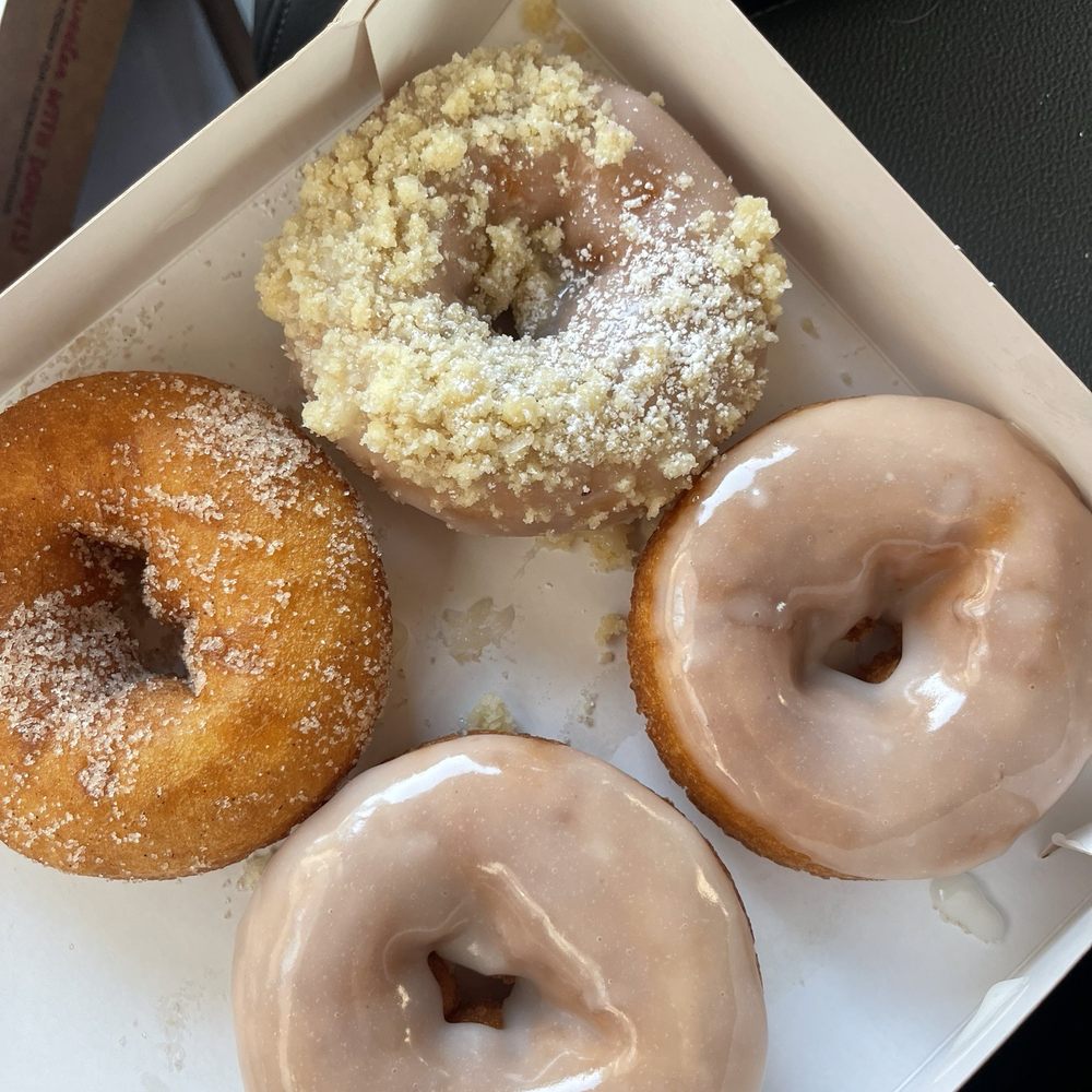 Duck Donuts - Coffee cake, 2 glazed, cinnamon sugar - Donuts Near Me - Whippany, New Jersey