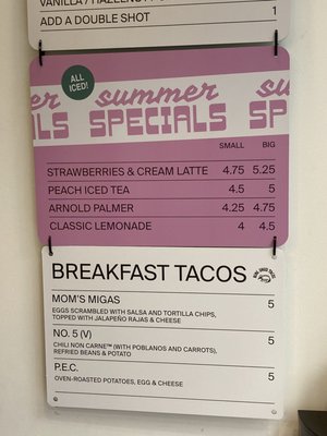 Menu photo 2 Blank Street Coffee New York, NY Menu photo 2 Blank Street Coffee New York, NY