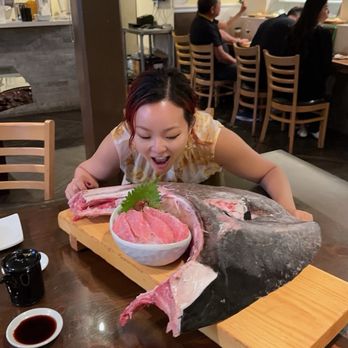 Opus Sushi - Whole fish head for decor - Japanese Near Me - Arcadia, California