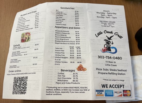 Menu photo 6 Little Creek Grill Dover, DE
