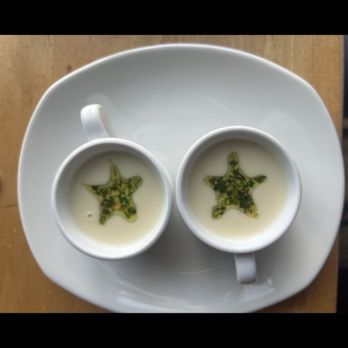Ox - Complimentary leek soup that should be a standard on their menu! - Argentine Near Me - Portland, Oregon Ox - Complimentary leek soup that should be a standard on their menu! - Argentine Near Me - Portland, Oregon
