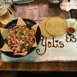 Ceviche is really good Ceviche is really good