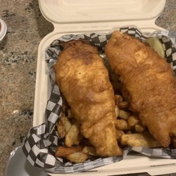 Finest At Sea Food Truck - Halibut Fish and Chips