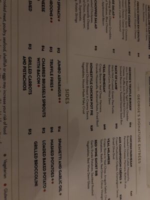 Menu photo 7 Triple George Grill Las Vegas, NV