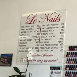 Le Nails - Prices