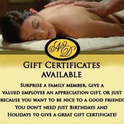 New Dimension Spa & Salon - Gift certificates and great Massage Therapist!