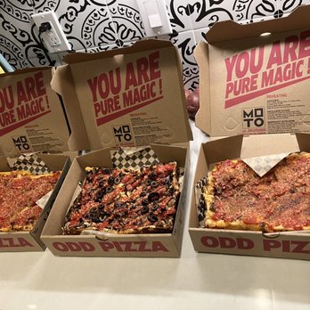 MOTO - ALL VEGAN - Cheese ($14), Root ($19), KISSD ($18) - Pizza Near Me - Seattle, Washington
