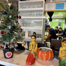 Clifton Thai Restaurant - Kitchen view during Christmas