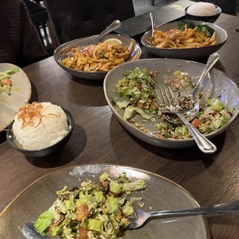 Burma Choice - Tea Leaf Salad, Mango Shrimp and Kebat Chicken - Burmese Near Me - San Jose, California Burma Choice - Tea Leaf Salad, Mango Shrimp and Kebat Chicken - Burmese Near Me - San Jose, California