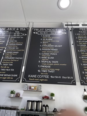 Menu photo 5 Kane Juice & Tea Fontana, CA