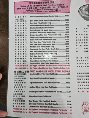Menu photo 1 Red Mountain Noodle House Flushing, NY