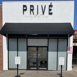 Exterior outside entrance of Privé Aesthetics - Loving our new location! - Dallas, Texas Exterior outside entrance of Privé Aesthetics - Loving our new location! - Dallas, Texas