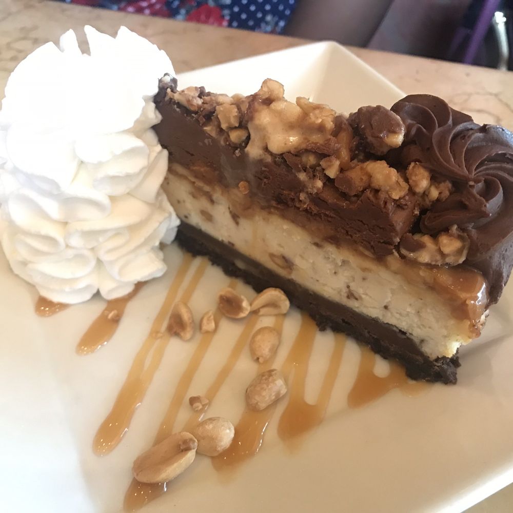 The Cheesecake Factory - Chocolate Caramelicious Cheesecake Made with Snickers (5 July 2021) - Desserts Near Me - Westlake, Ohio The Cheesecake Factory - Chocolate Caramelicious Cheesecake Made with Snickers (5 July 2021) - Desserts Near Me - Westlake, Ohio