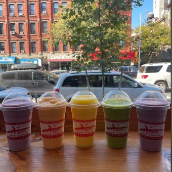 Hawa Smoothies - Berry Mull, Mango Banana, Orange Pineapple, Sweet Spin - Juice Bars & Smoothies Near Me - New York, New York Hawa Smoothies - Berry Mull, Mango Banana, Orange Pineapple, Sweet Spin - Juice Bars & Smoothies Near Me - New York, New York