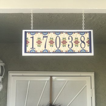 Colores De Mexico - Address sign - Home Decor Near Me - Los Angeles, California