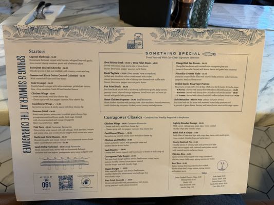 Menu photo 1 The Curragower Limerick, LK Menu photo 1 The Curragower Limerick, LK