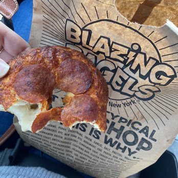 Blazing Bagels - Pepperoni pizza bagel - Bagels Near Me - Bellevue, Washington Blazing Bagels - Pepperoni pizza bagel - Bagels Near Me - Bellevue, Washington