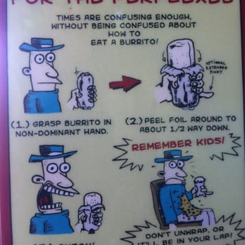 Laughing Planet - Instruction on the proper way to eat - Salad Near Me - Eugene, Oregon