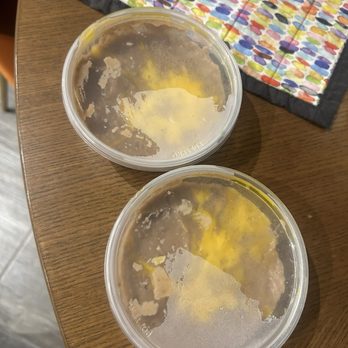 Desperados Mexican Restaurant - Cold, greasy refried beans that were ordered with no cheese - Mexican Near Me - Plano, Texas