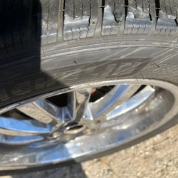 Gerald’s Tires & Brakes - It is peeling. And these are Michelin tires.