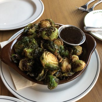 Ellington's - Fried Brussel Sprouts with a side of Bacon Jam - Cocktail Bars Near Me - Nashville, Tennessee