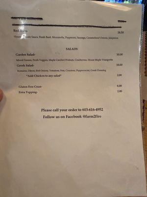 Menu photo 2 Farm To Fire Monroe, NH Menu photo 2 Farm To Fire Monroe, NH