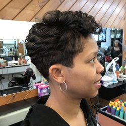 Another great Short Hair cut at Hair World in Malden