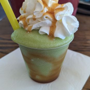 The Pour Vineyard - caramel apple wine slushie - Wineries Near Me - Red Bud, Illinois