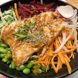 Salmon koyo bowl