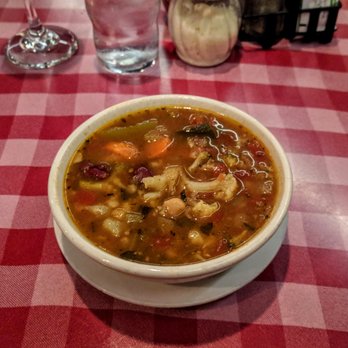 Caruso's - Minestrone made a nice side choice, although I was tempted to have a side of pasta with my pasta. - Pizza Near Me - Tucson, Arizona