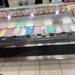 Flavors available as of August 10, 2021. The one in the far left with sign cut off in picture is dark chocolate. Flavors available as of August 10, 2021. The one in the far left with sign cut off in picture is dark chocolate.