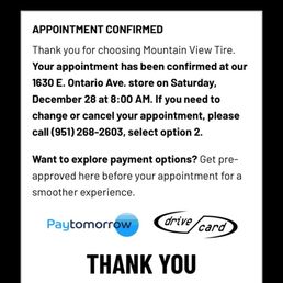 Here is my appointment confirmation. Here is my appointment confirmation.